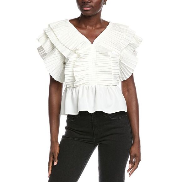 ANNA KAY Tops - Anna Kay Womens Royal Blouse, Blue